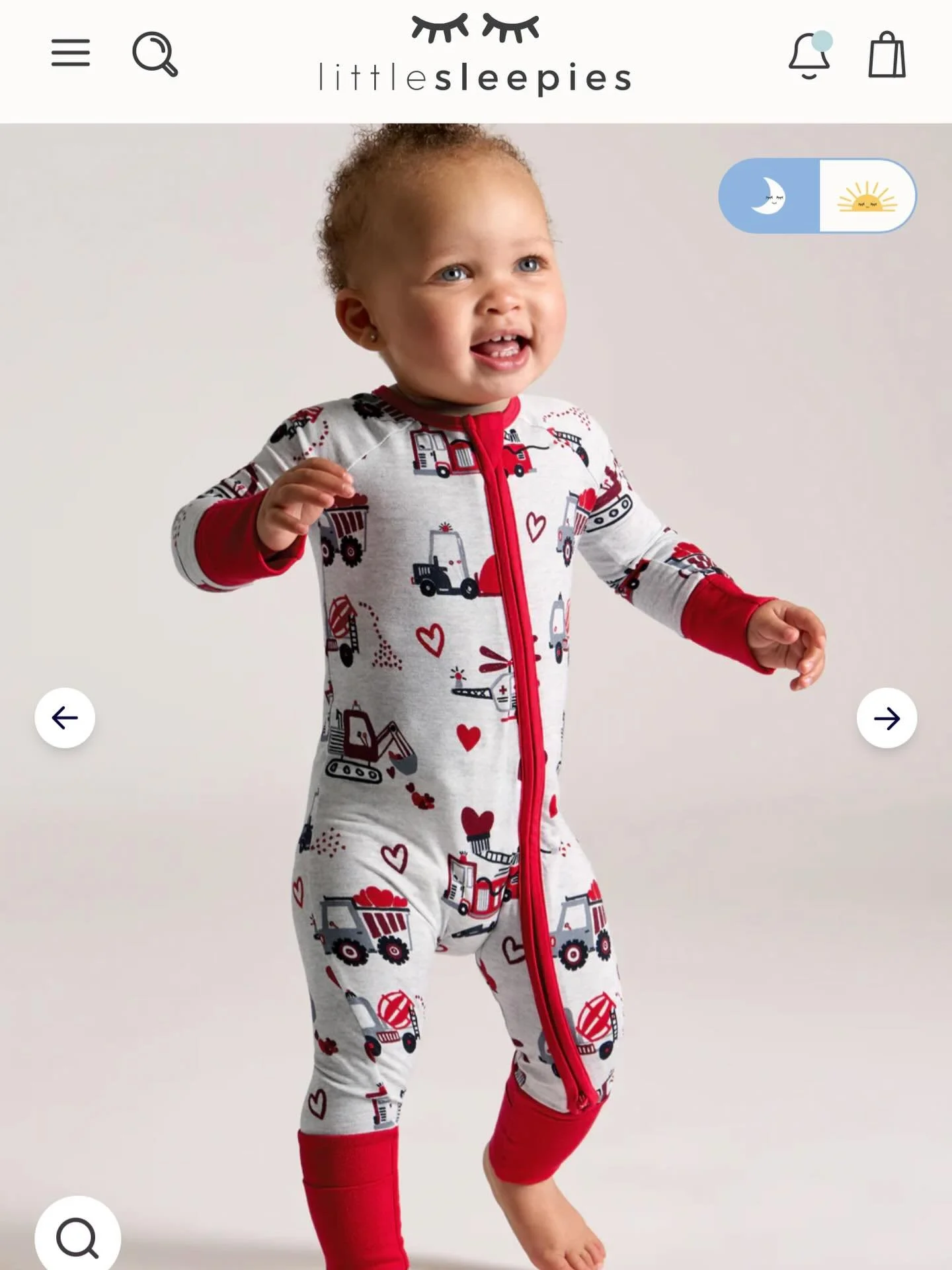 Kendall&rsquo;s first modeling job, for @littlesleepies!! 🥹&hearts;️