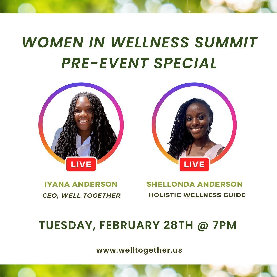 Mark Your Calendars 🗓️✨

We're going live with the amazing women of our Women in Wellness Summit! 

Get ready to connect with some of the inspiring women who are going to help you reclaim your power and elevate your well-being 👑

This is your chanc