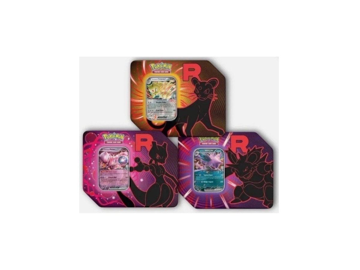 Pokémon TCG: Team Rocket Tins (Set of 3)