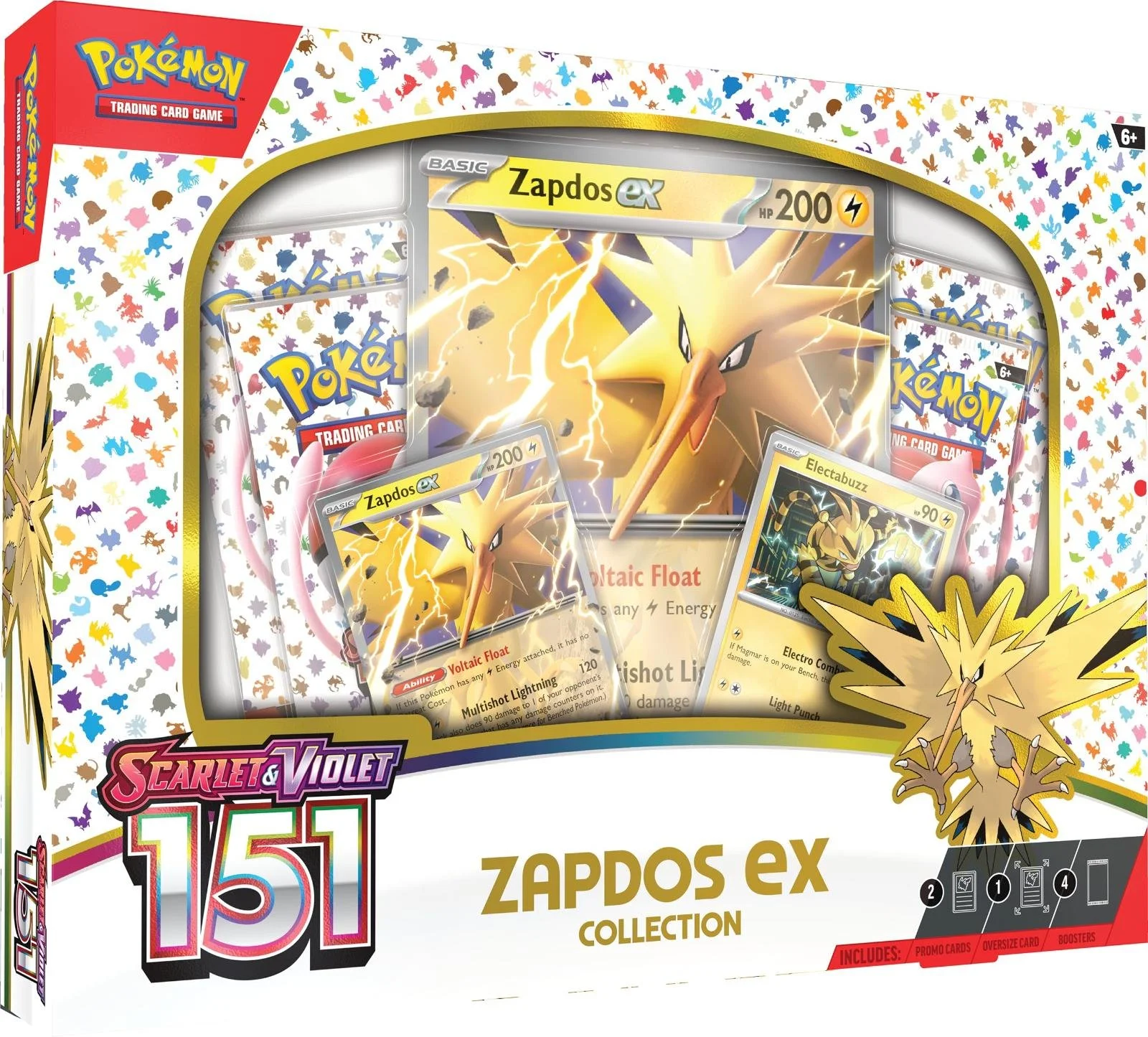 Pokémon TCG: Scarlet & Violet - 151 Collection - Zapdos ex
