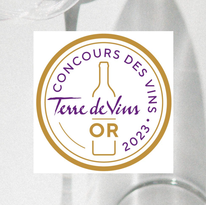 Domaine du Carrelet récompensé d’une médaille d’or au Concours des Vins Terre de Vins 2023 pour son millésime 2020.