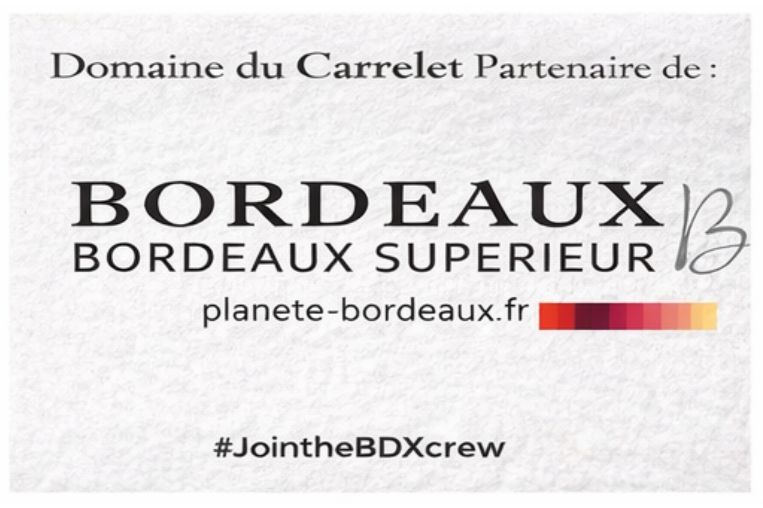 Domaine du Carrelet, vin rouge Bordeaux 100% Merlot associé à des accords mets et vins gastronomiques
