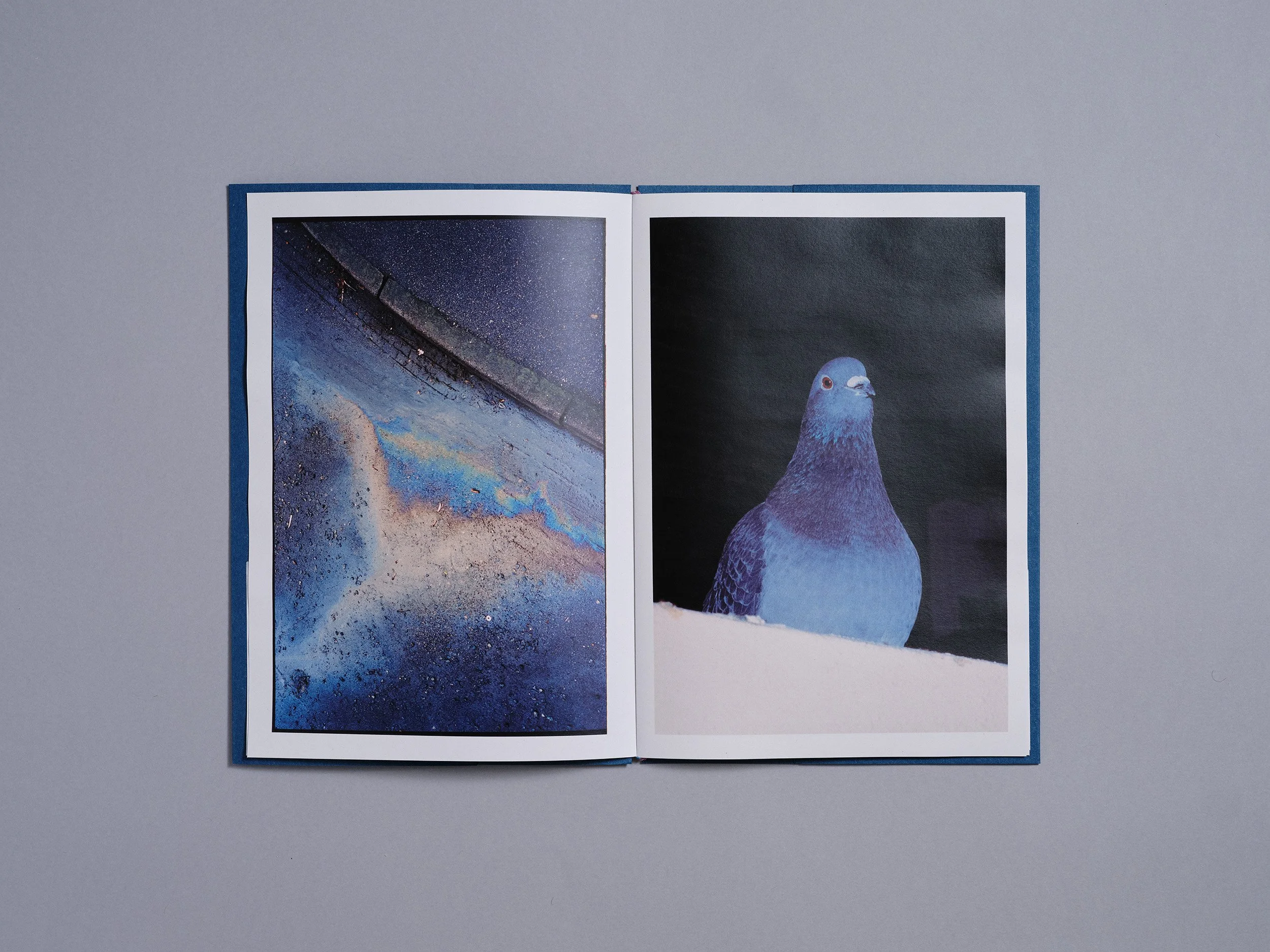 A hand made printed photobook zine of photographs and a poem, hand made by London based artist and photographer Maxwell Anderson