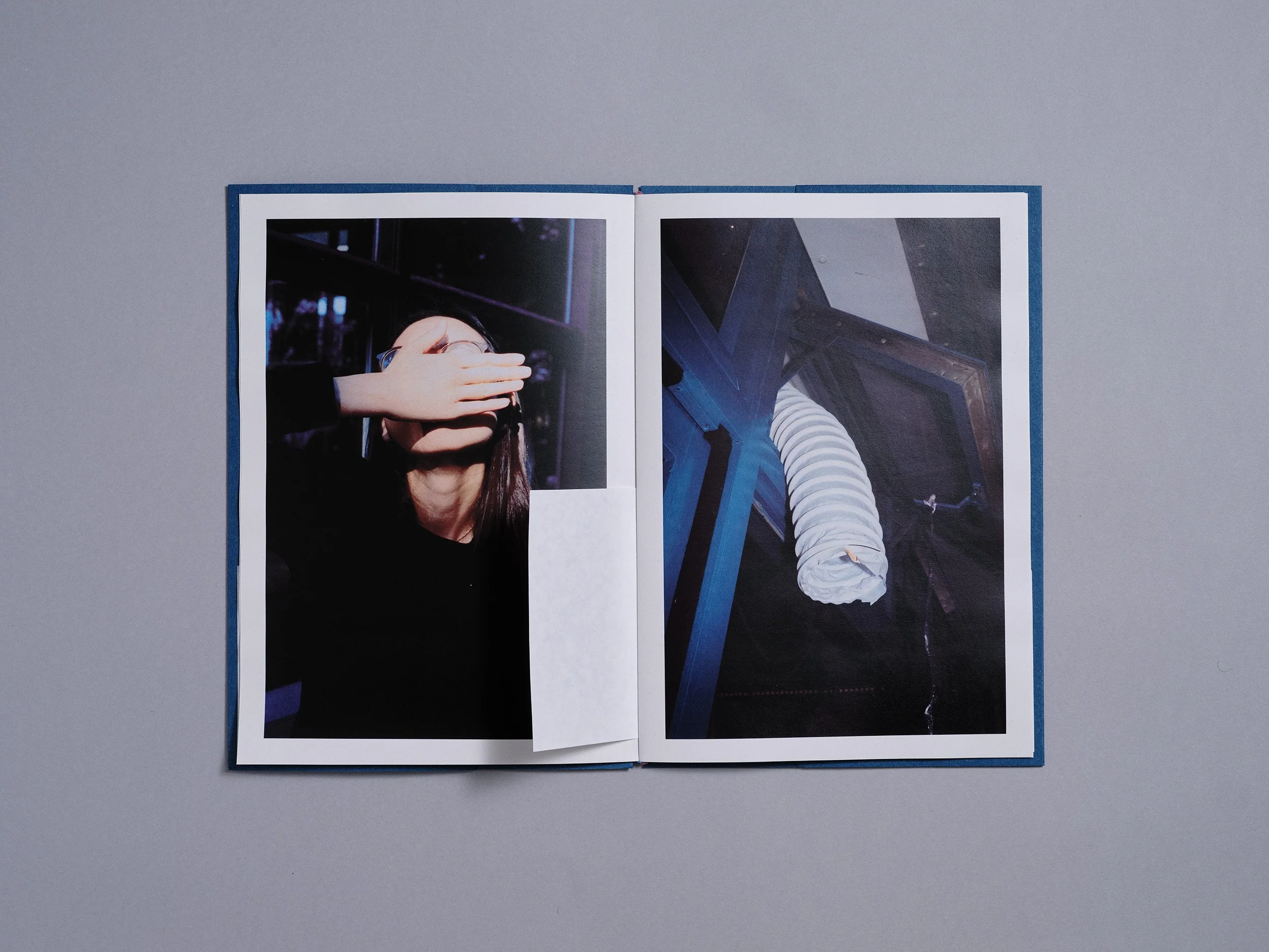 A hand made printed photobook zine of photographs and a poem, hand made by London based artist and photographer Maxwell Anderson