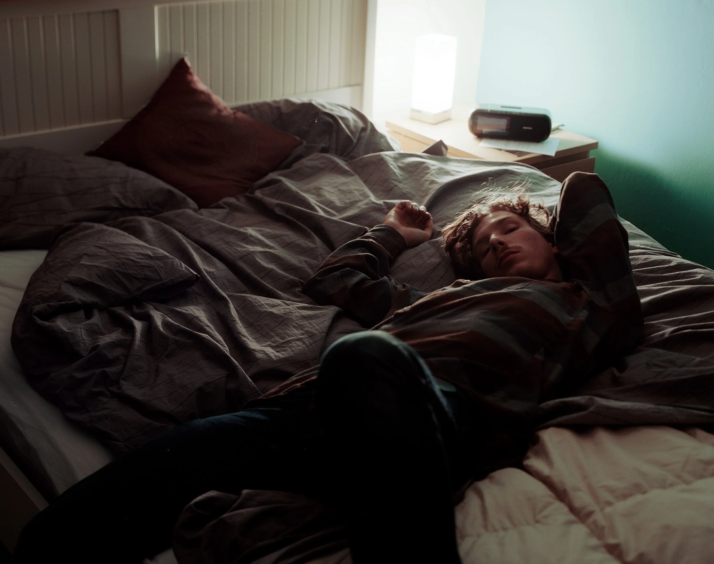 Self portrait photograph taken by artist photographer Maxwell Anderson