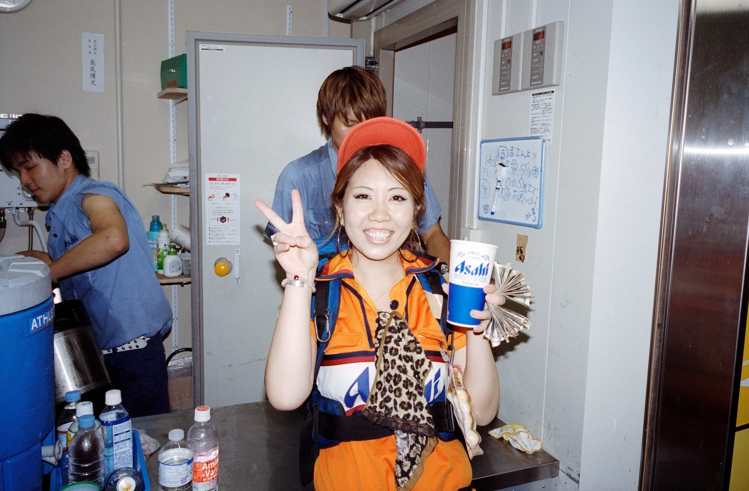 Documentary photograph taken by London based photographer Maxwell Anderson in Tokyo Japan at a baseball yakyu game between Tokyo Swallows and Hanshin Tigers of Osaka