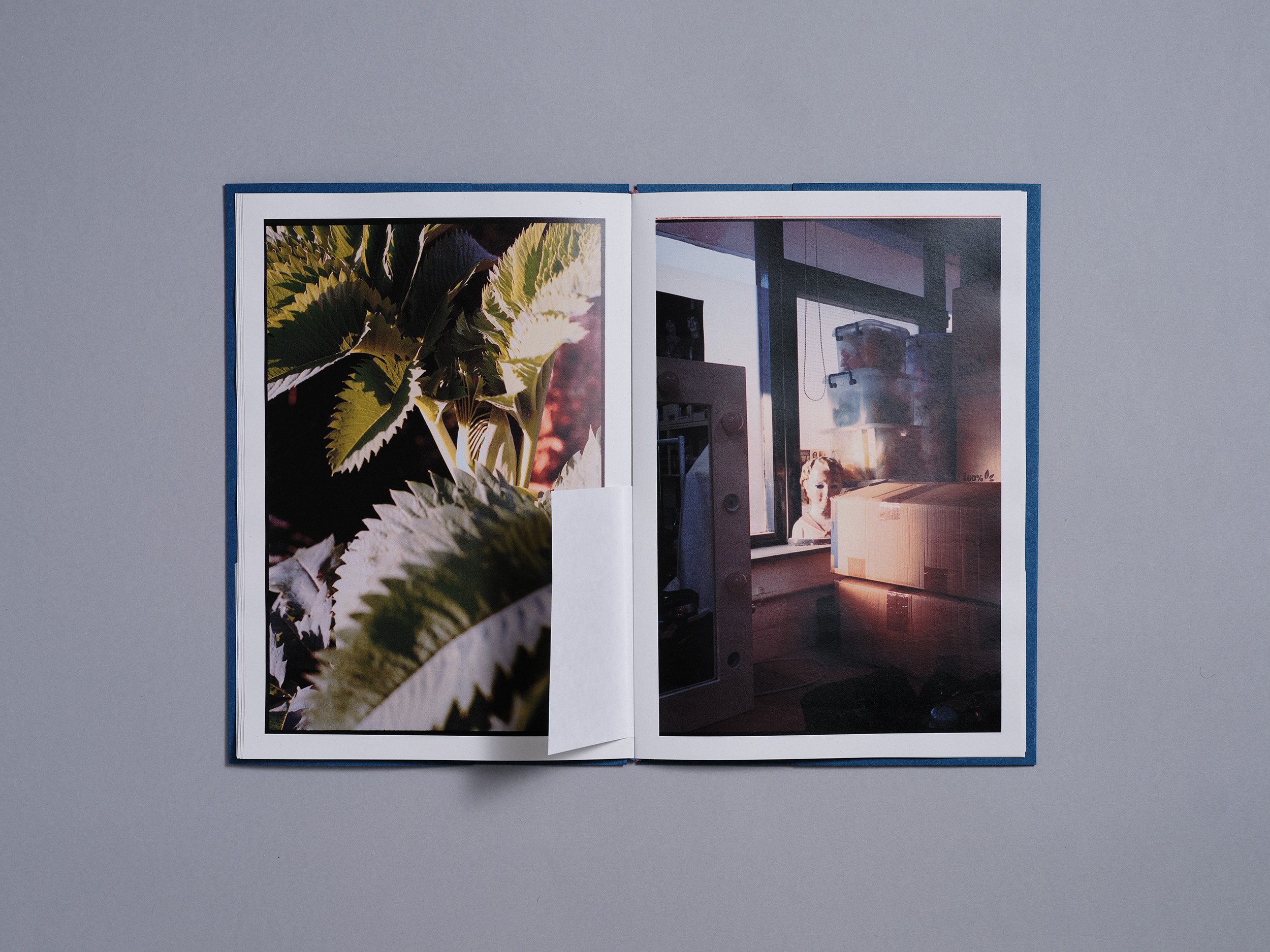 A hand made printed photobook zine of photographs and a poem, hand made by London based artist and photographer Maxwell Anderson