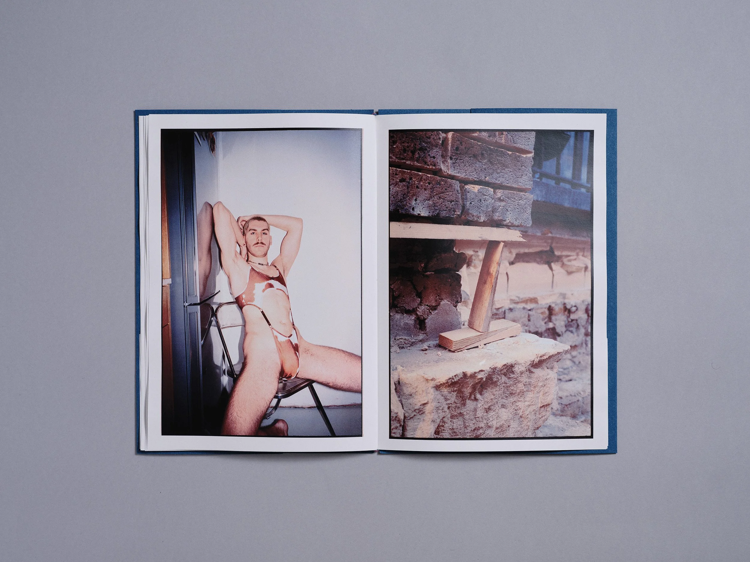A hand made printed photobook zine of photographs and a poem, hand made by London based artist and photographer Maxwell Anderson