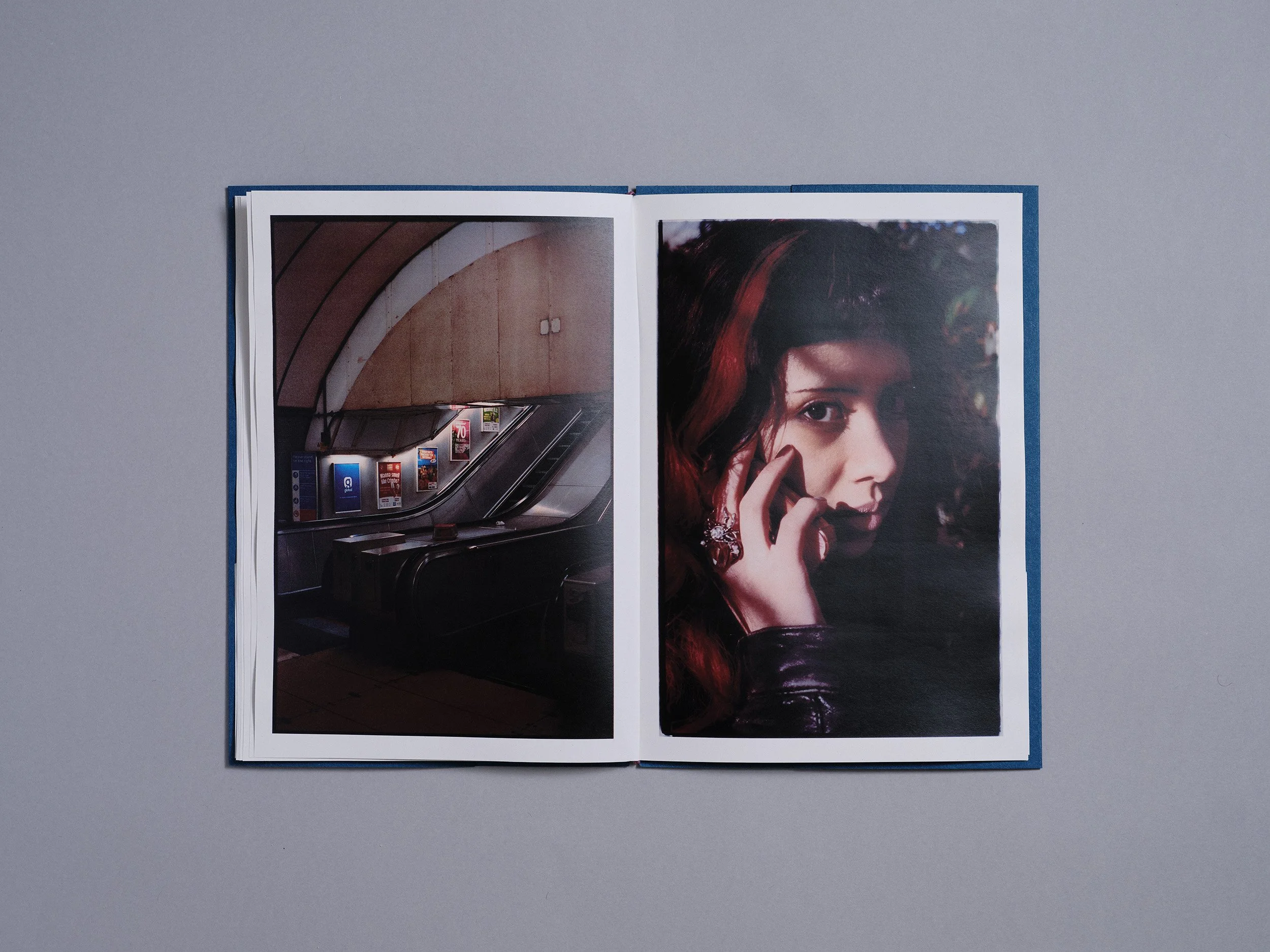 A hand made printed photobook zine of photographs and a poem, hand made by London based artist and photographer Maxwell Anderson