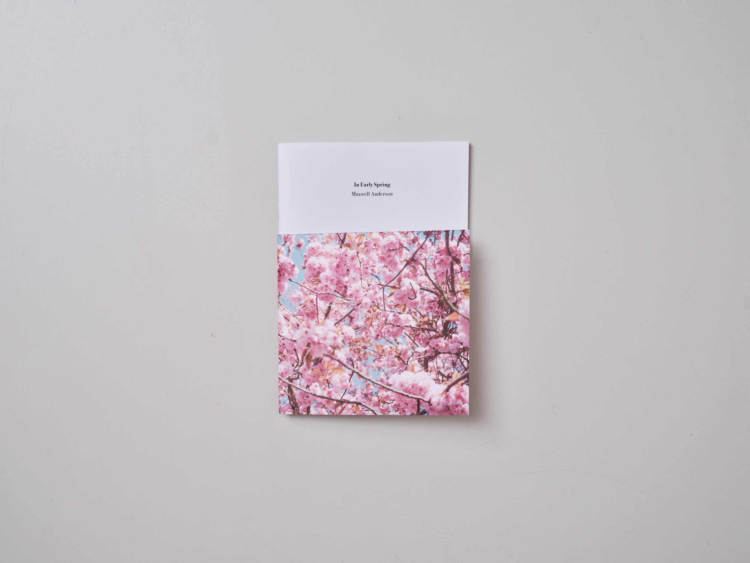 Photo zine In Early Spring by London based artist photographer Maxwell Anderson