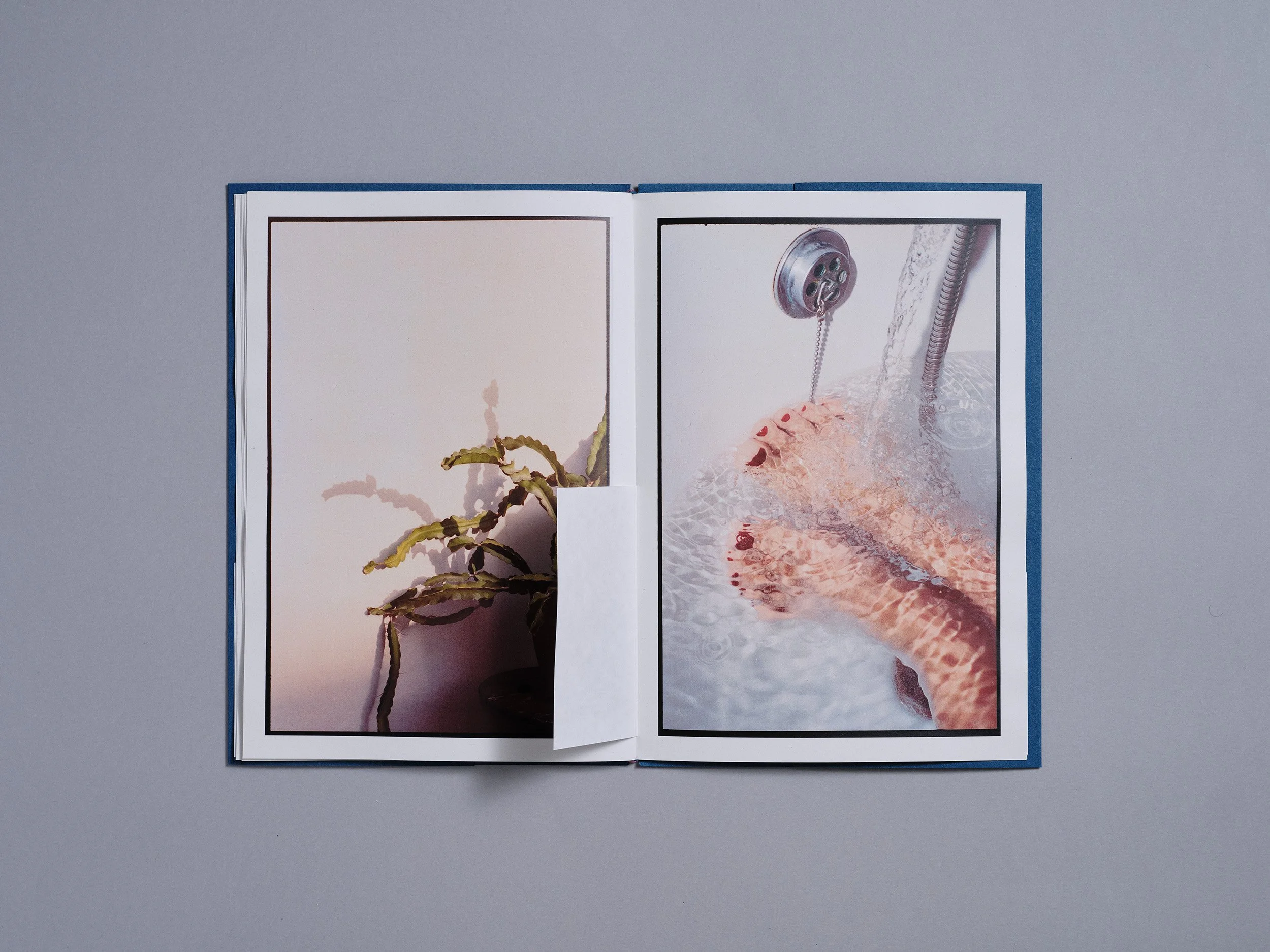 A hand made printed photobook zine of photographs and a poem, hand made by London based artist and photographer Maxwell Anderson