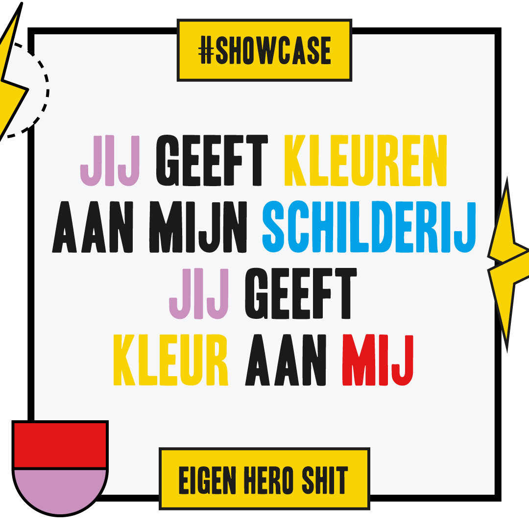 L Y R I C S ⚡ &quot;Schilderij. Het leven is een canvas. Beklieder het leuk.&quot; - Adrum about the tune Oorzaak/Gevolg. Vocals van @yahbeaui en @tisfoutjetoch &amp; produced by @fealz16 💪🏽

Deze lyrics vormen de basis voor het verhaal van de HIII