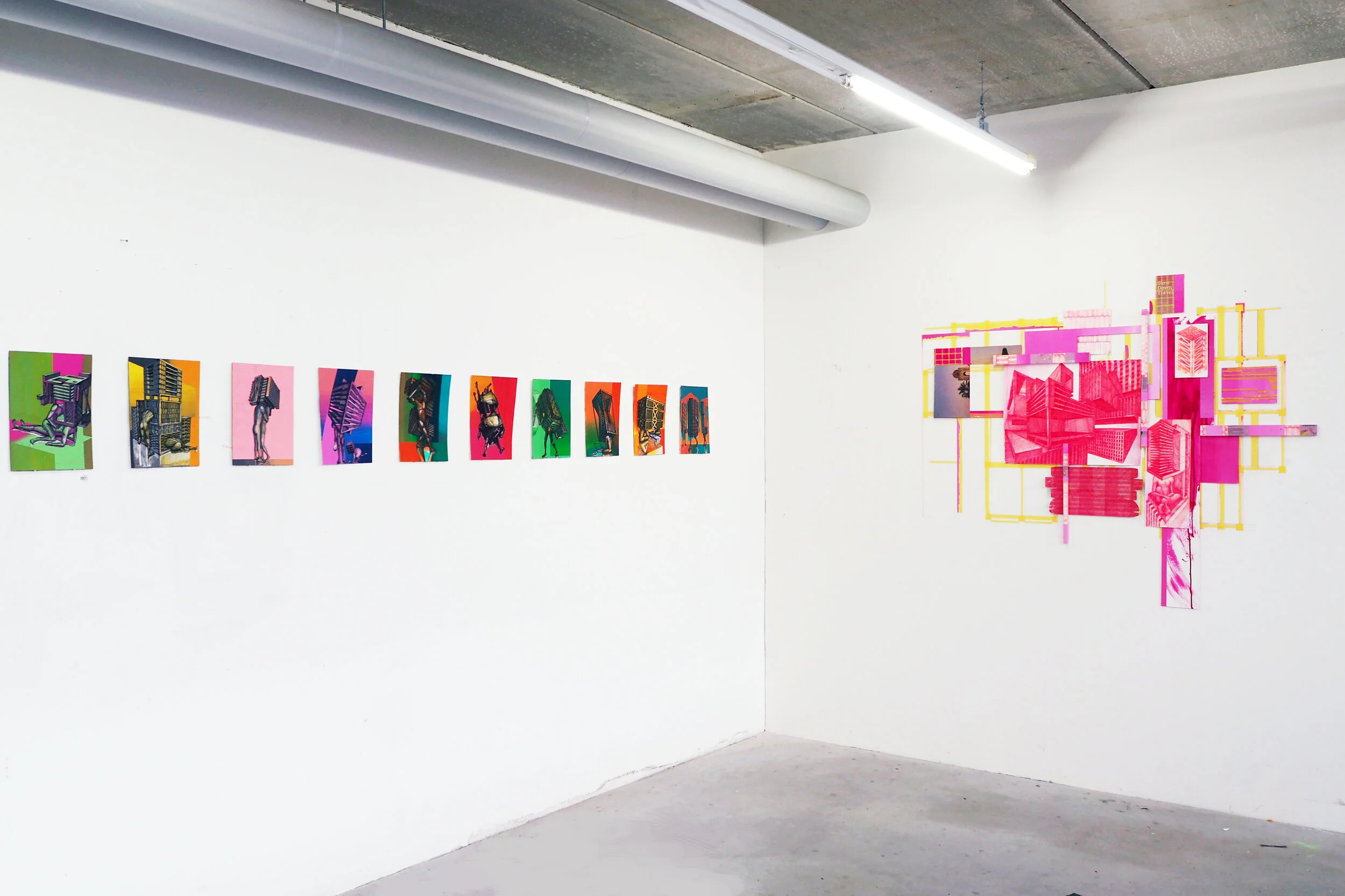 Unrecorded Archaeology, 173(w)cm x 150(h)cm x 2(d)cm, Mixed Media, 2020