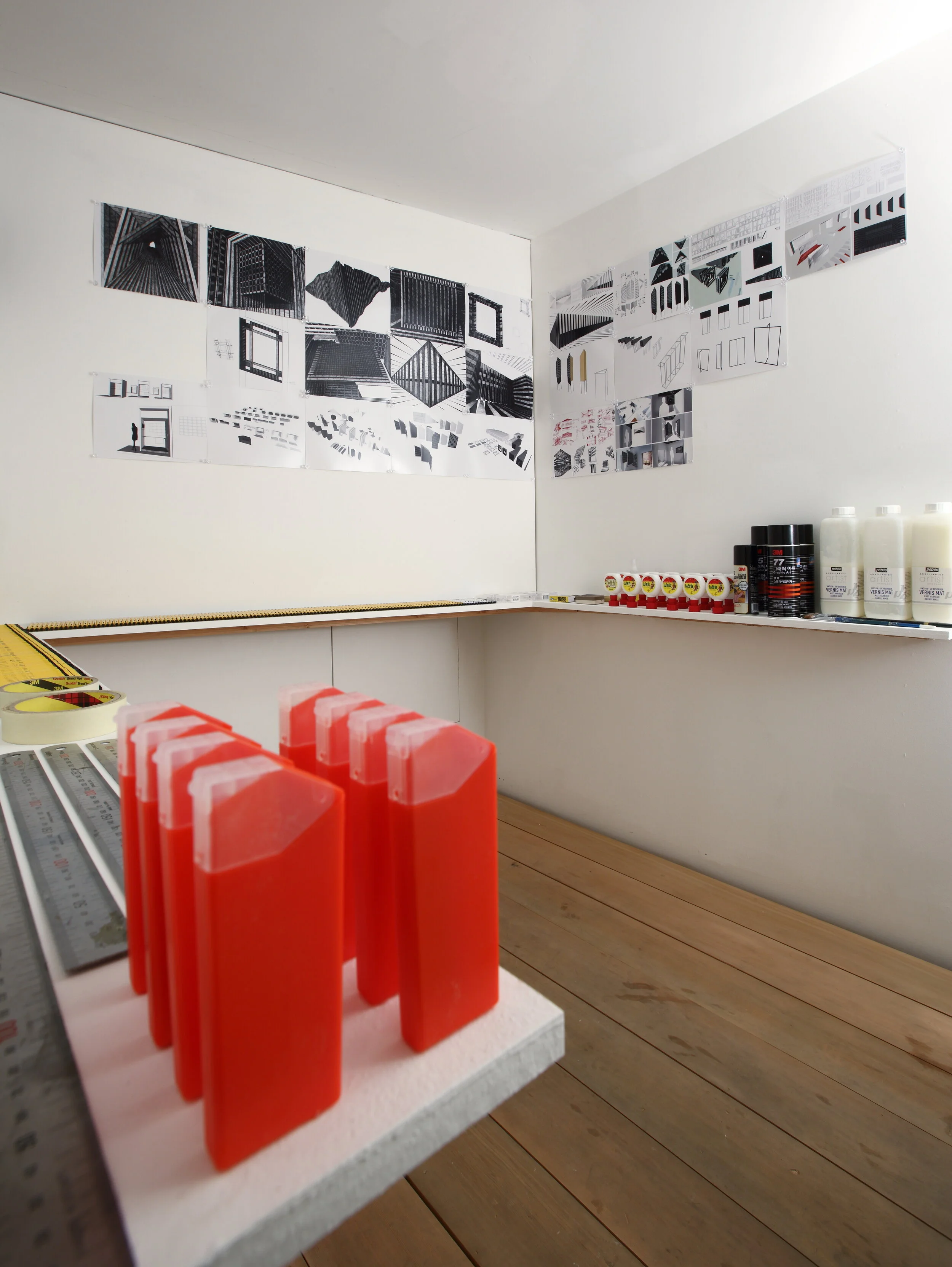The View of The Archive Room For The Exhibition 'Formative Dialectic', 2014