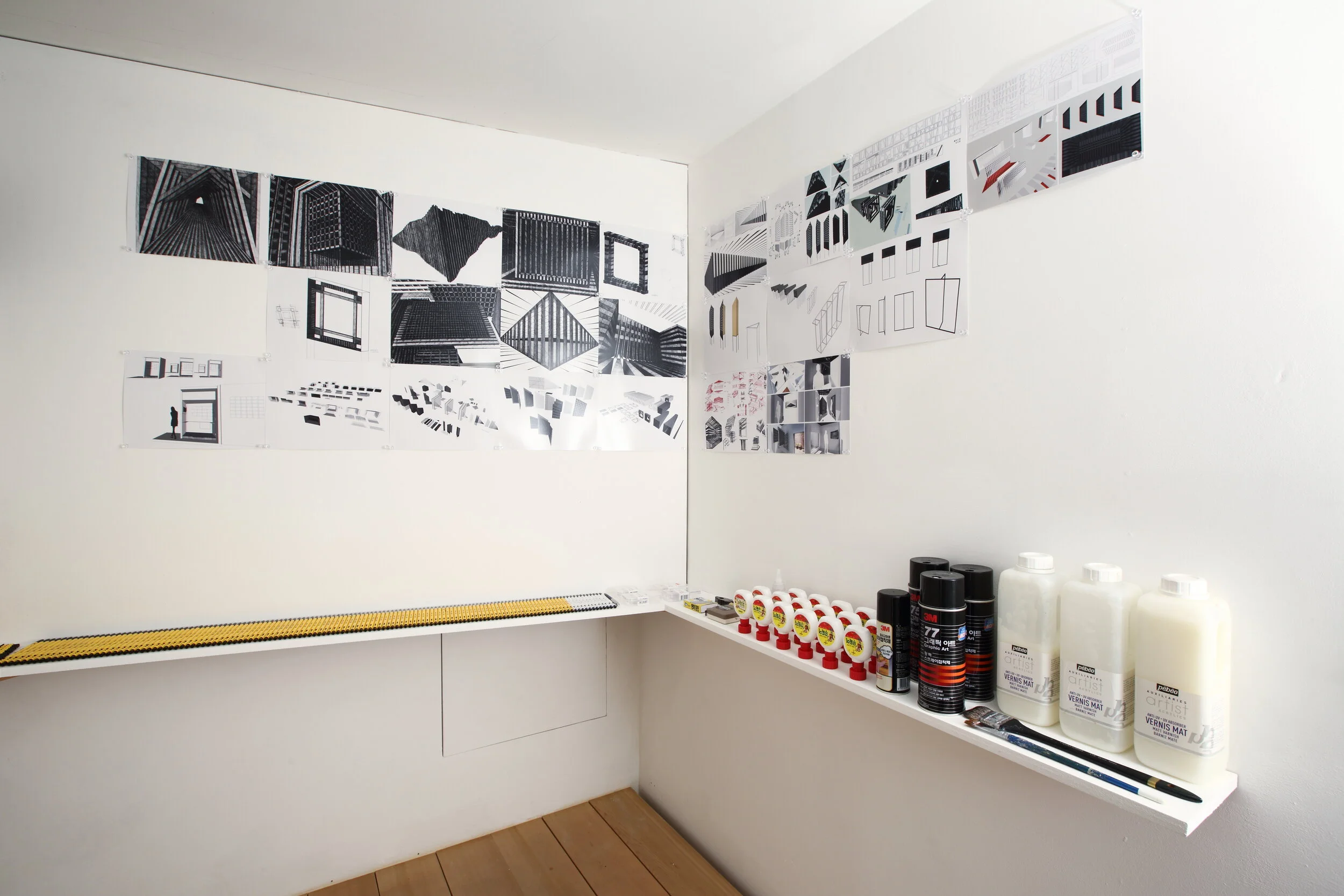 The View of The Archive Room For The Exhibition 'Formative Dialectic', 2014