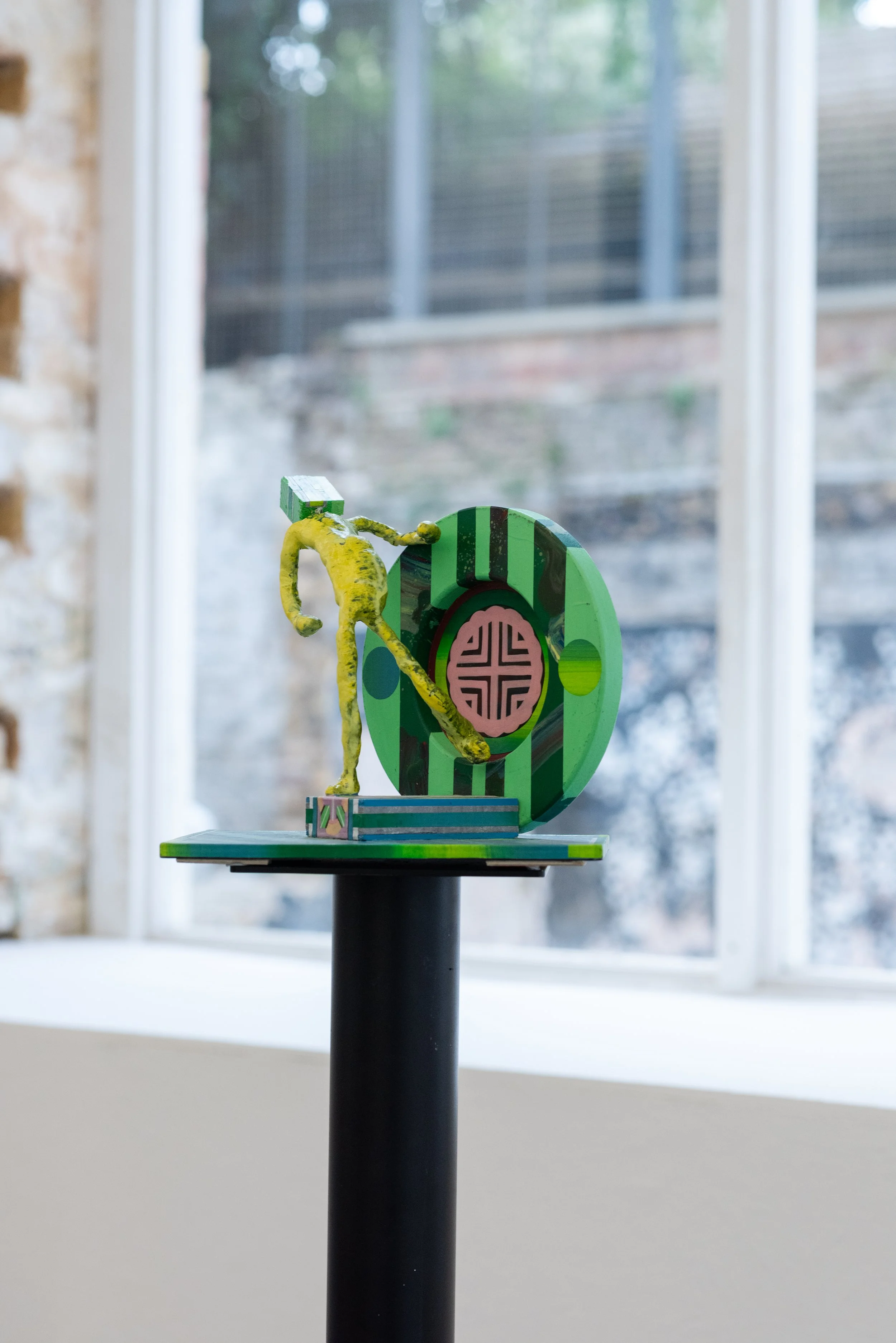 Ephemeral Tableaux, Acrylic and pen drawing on found objects, 250(w)cm x 250(d)cm x 155(h) cm, 2026_The 2026 iteration of the Art Embassy Network (ArtEN) Annual Exhibition ArtEN | Art Network: “Degrees of Contact”, Florence Trust, London, UK, 2026