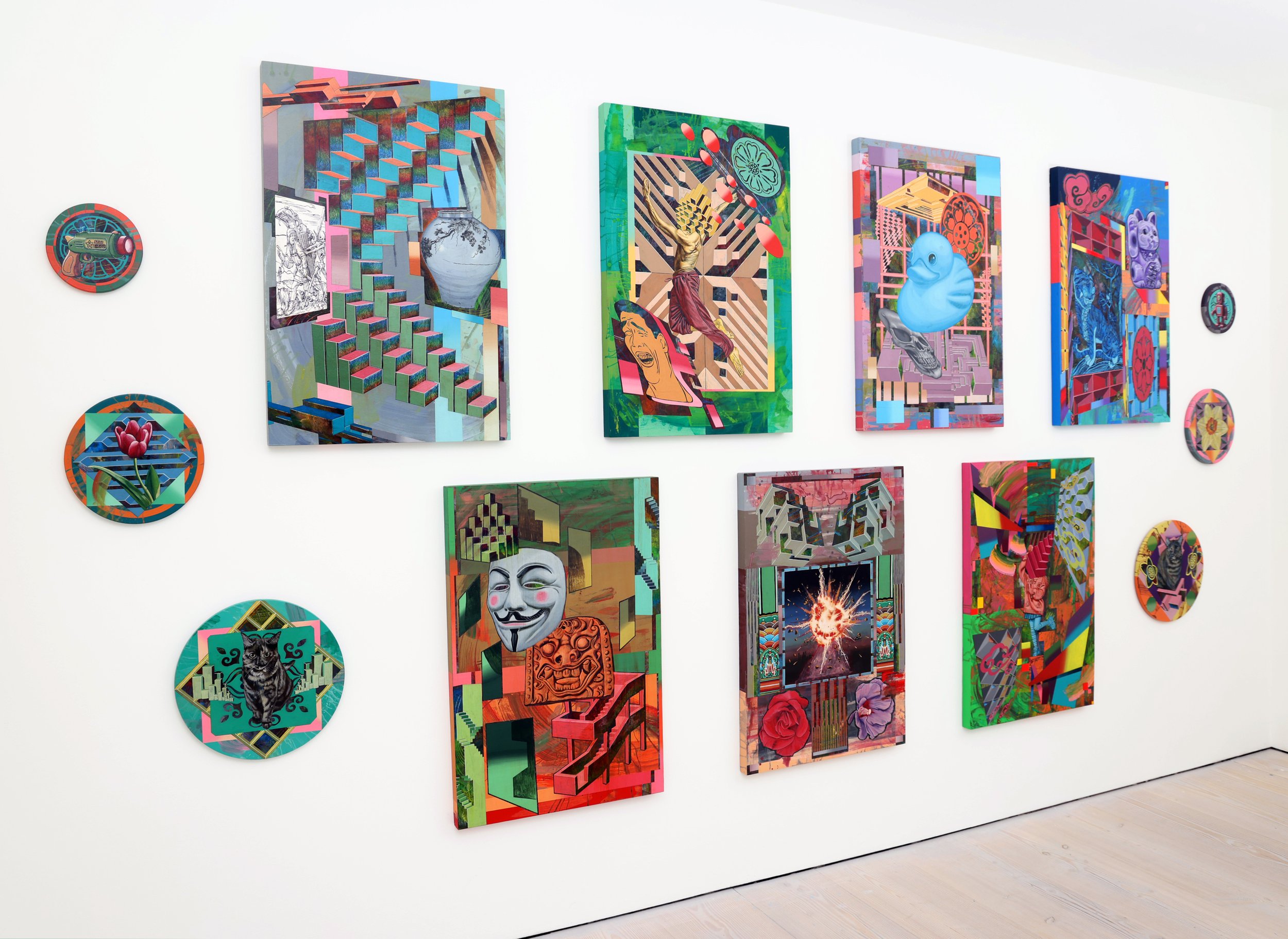Defaced Vitrine Series, FOCUS Art Fair London 2025, Saatchi Gallery, London, UK, 2025_Photograph by Alice Karsten