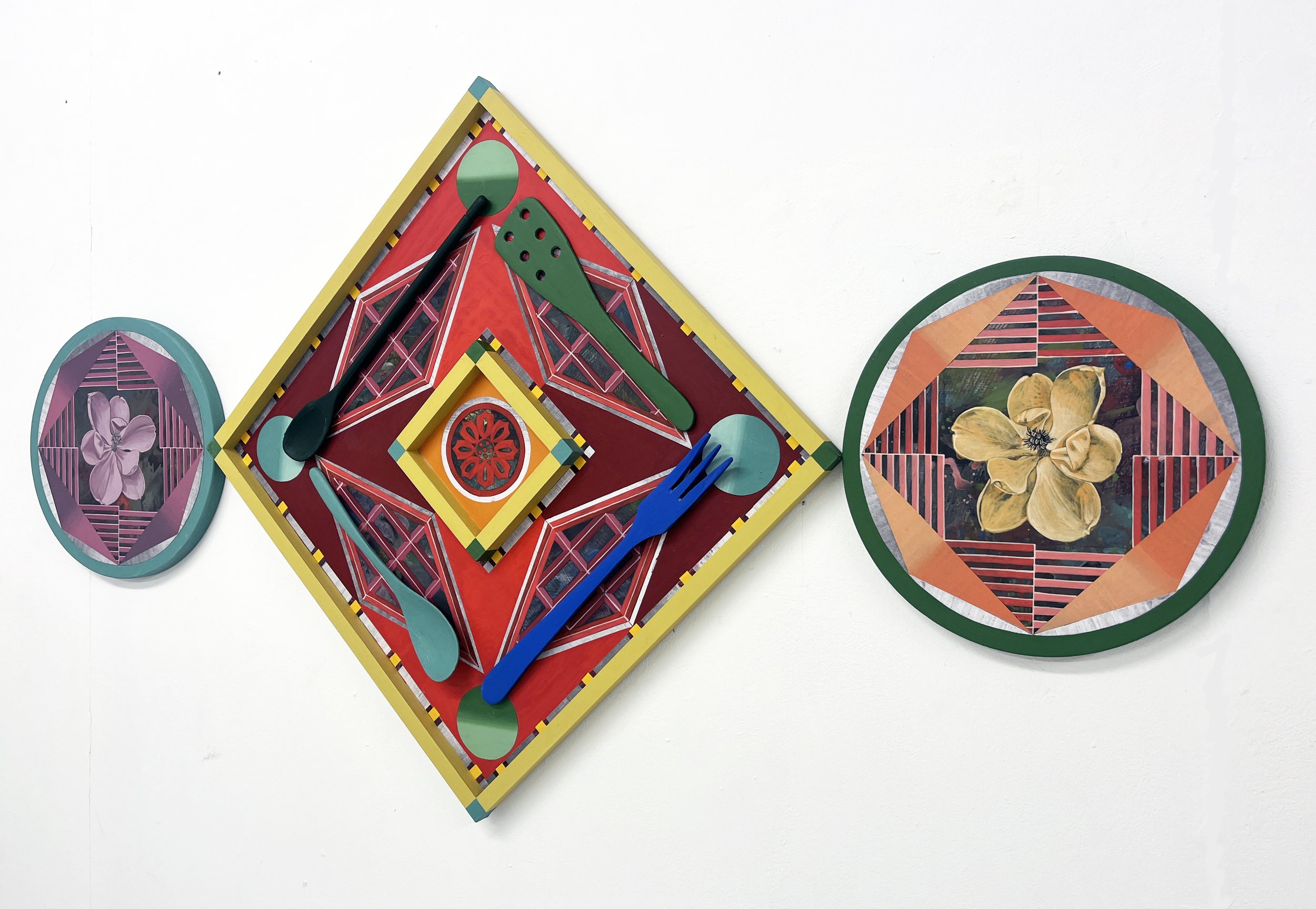 Annex Inventory Series,
135(w)cm x 75(h)cm x 3(d)cm, Acrylic and Pen Drawing on Found Object, 2025