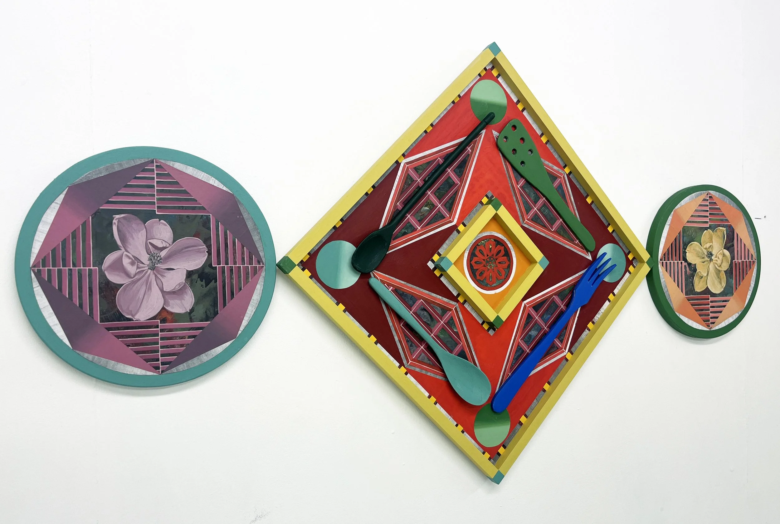 Annex Inventory Series,
135(w)cm x 75(h)cm x 3(d)cm, Acrylic and Pen Drawing on Found Object, 2025