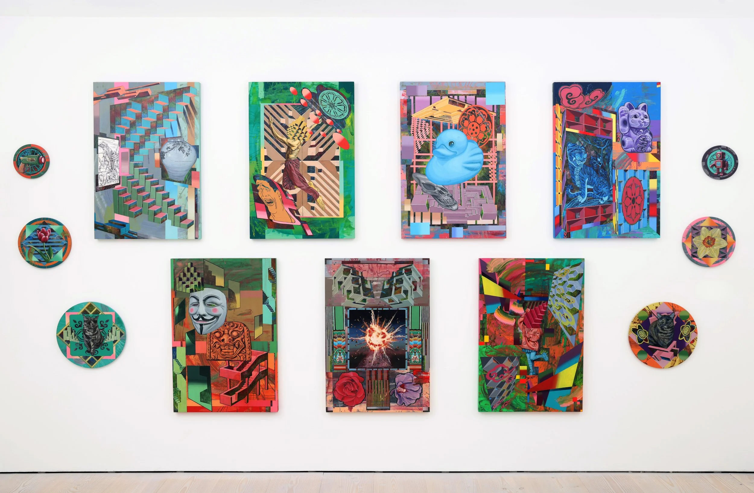 Defaced Vitrine Series, FOCUS Art Fair London 2025, Saatchi Gallery, London, UK, 2025_Photograph by Alice Karsten