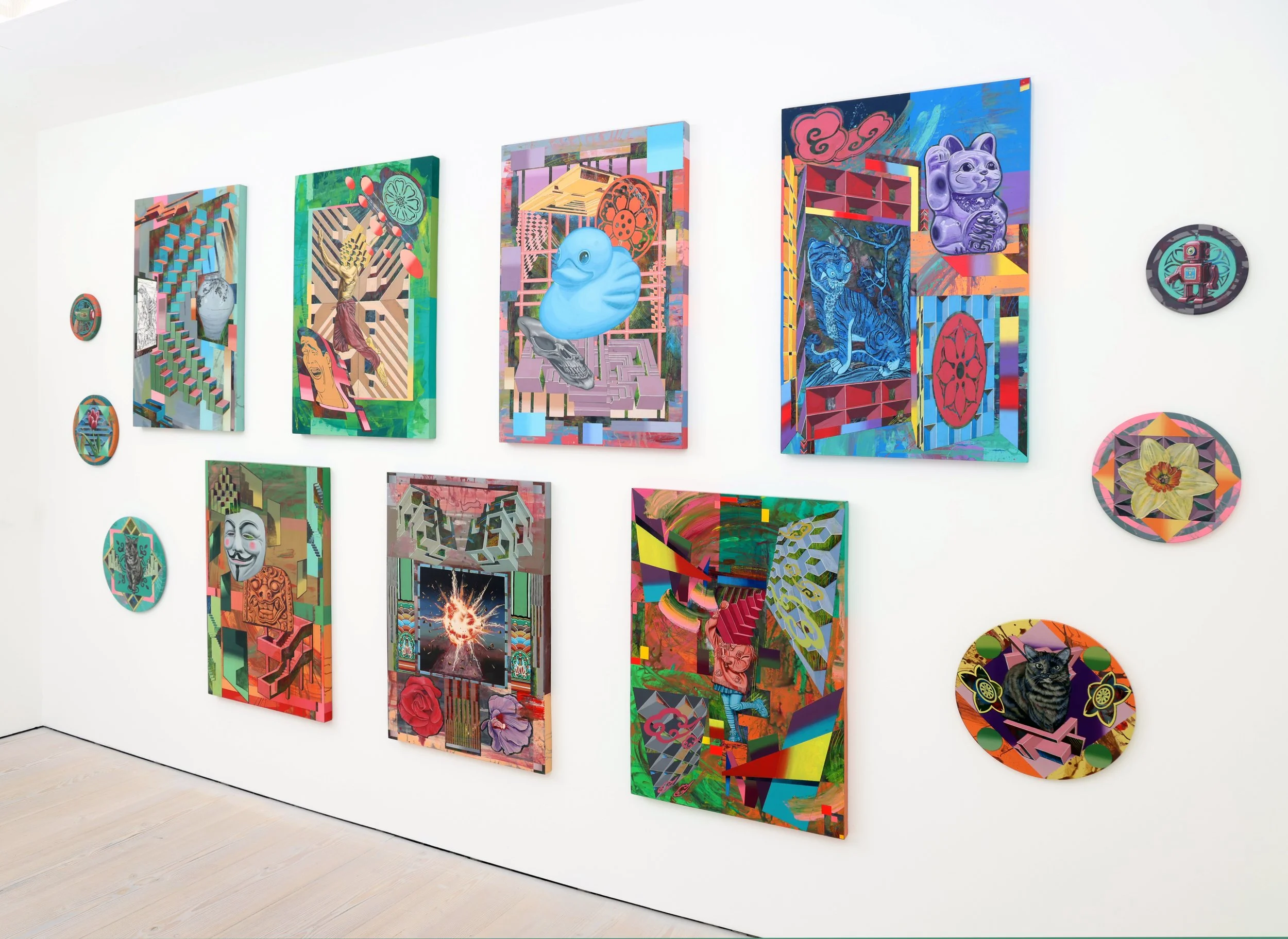 Defaced Vitrine Series, FOCUS Art Fair London 2025, Saatchi Gallery, London, UK, 2025_Photograph by Alice Karsten
