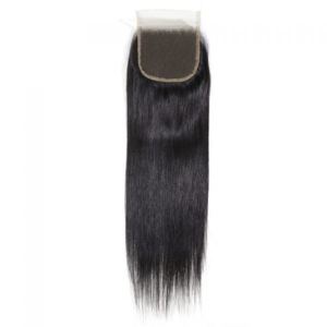 Natural Straight Closure - Free Parting 4x4