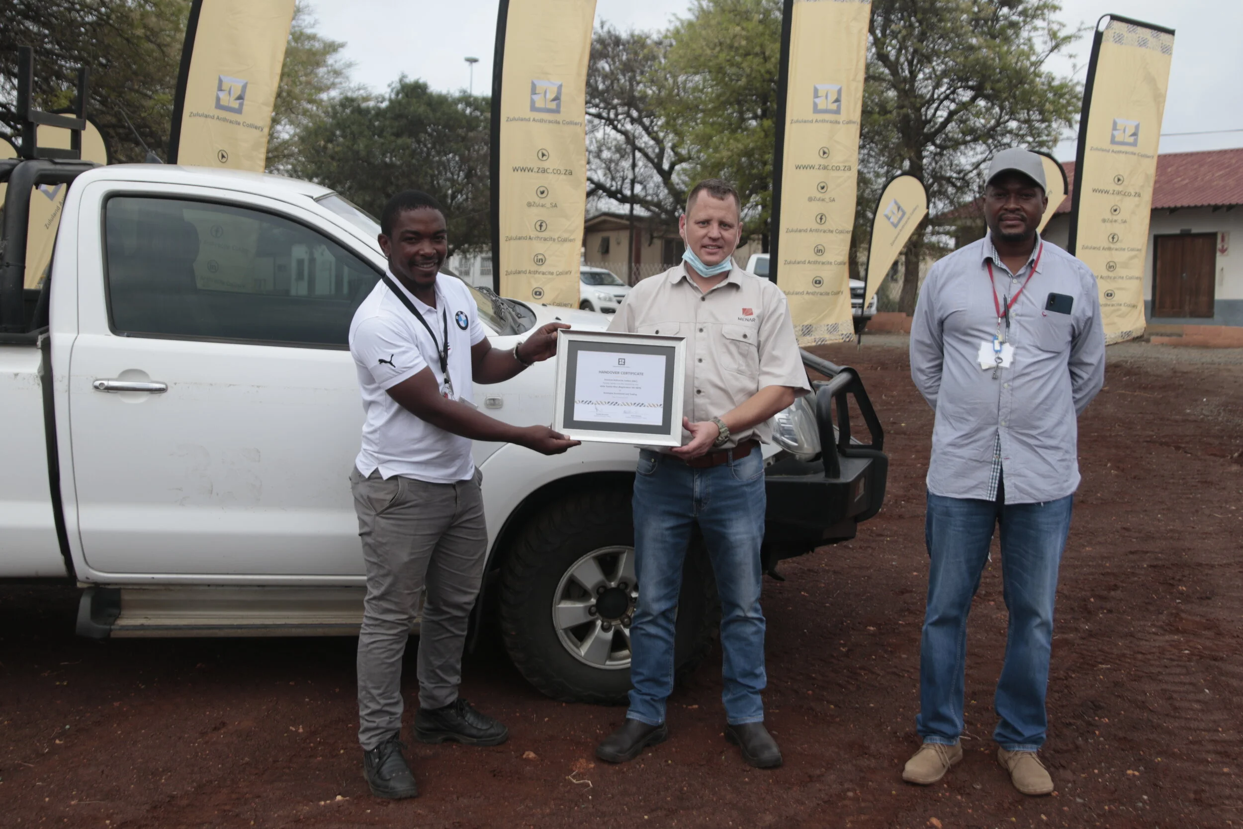 ZAC hands over light-duty vehicle to grow local business