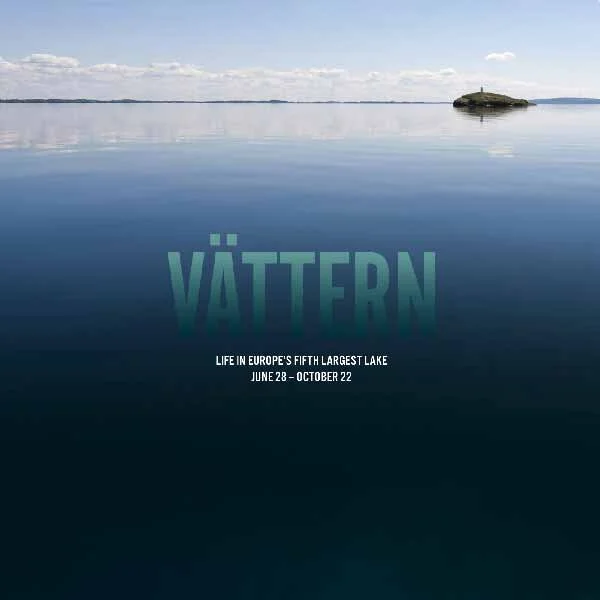 Vättern Exhibition - Life in Europe's Fifth Largest Lake — Zena Holloway