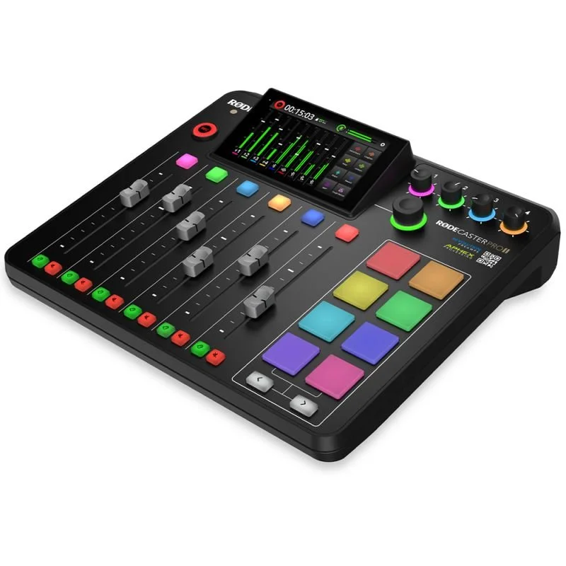 RØDE RØDECaster Pro II Audiomixer mieten – Podcast und Livestream Audio Frankfurt