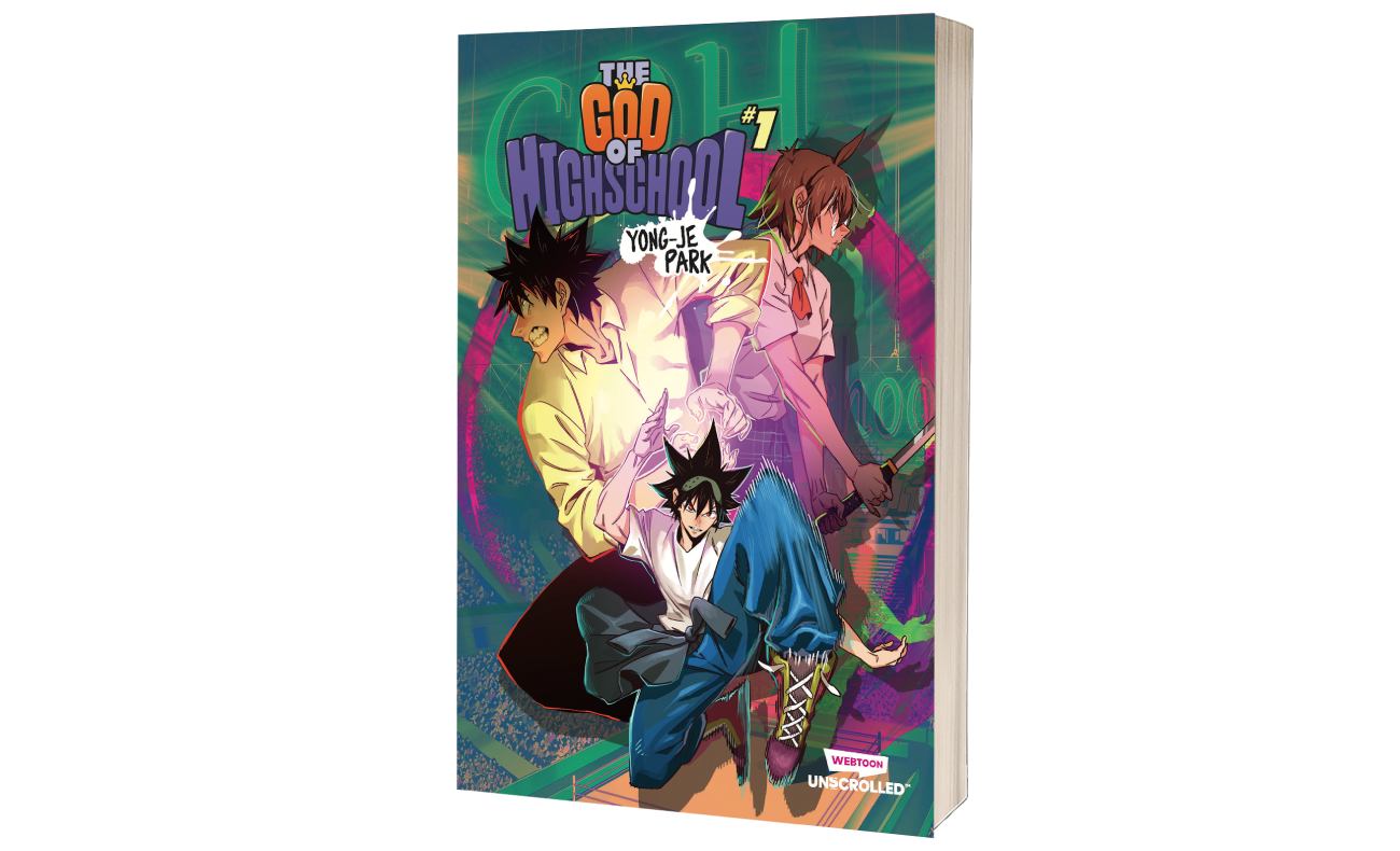 The God of High School Comics Books Vol.1 2 3 Korean Webtoon Anime GOH