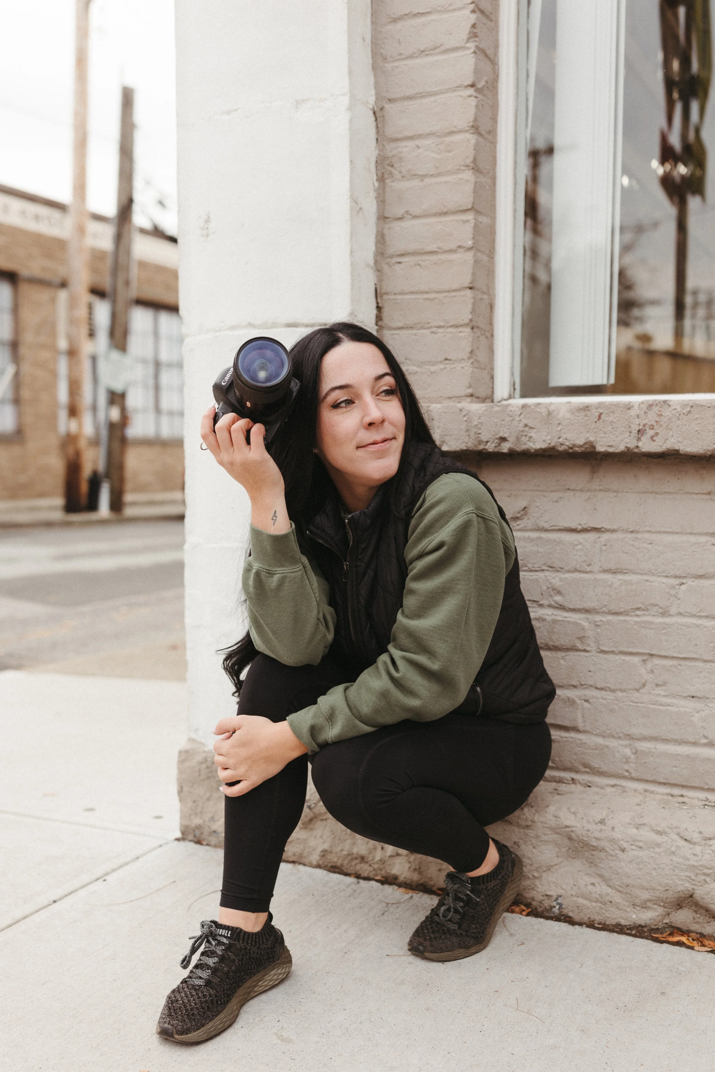 Hudson Valley wedding photographer posing for a photo