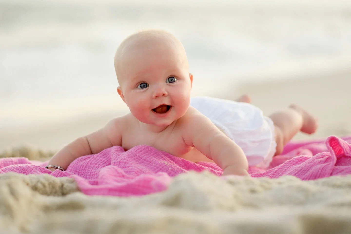 Infant Beach Portrait Orange Beach