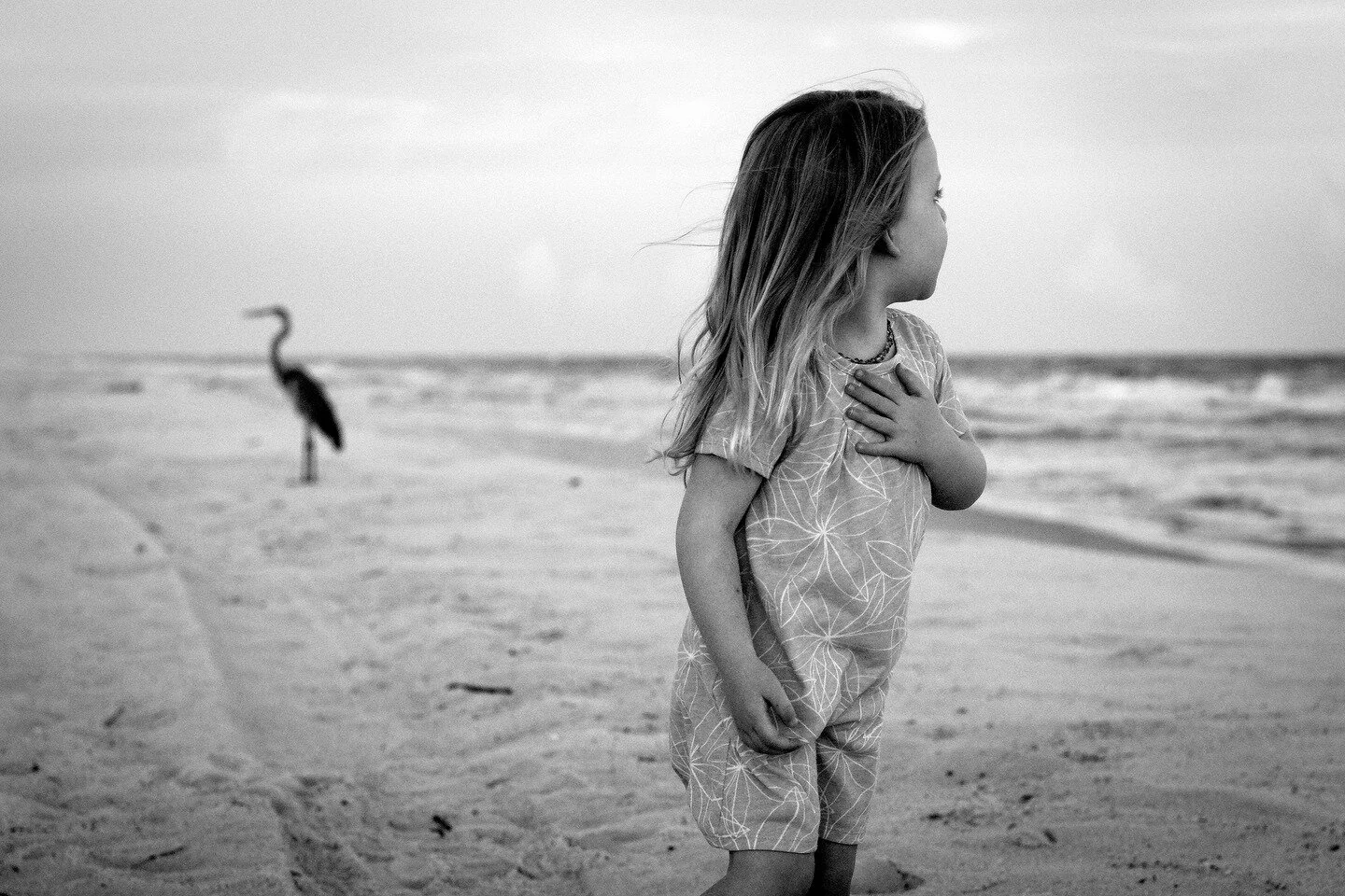Candid Family Beach Portrait