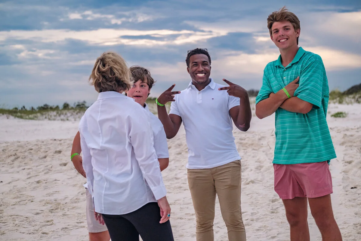  Family portraits taken at Johnson Beach in Perdido Key Florida 