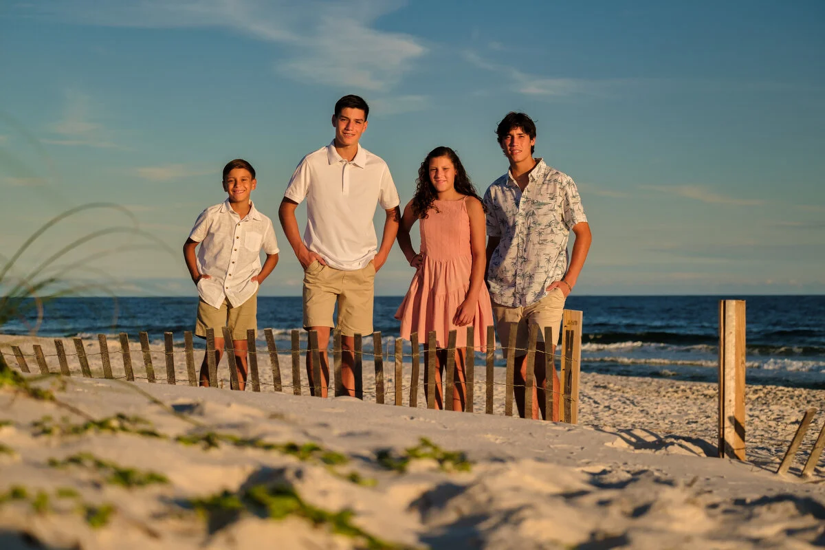  Family photography taken at Laguna Key in Gulf Shores, Alabama 