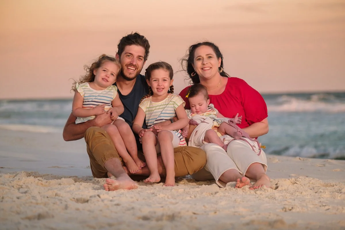  Family portraits at Pensacola beach, Florida 