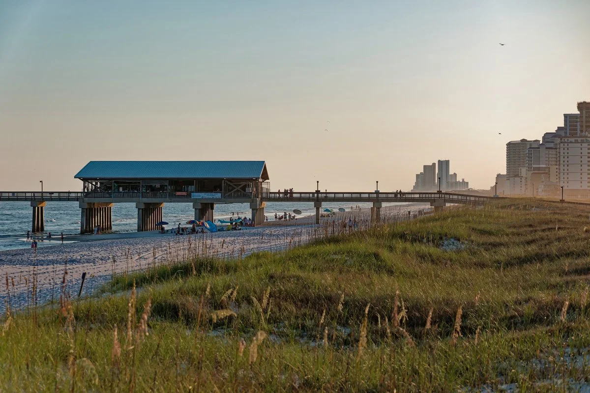  Photography from a surprise proposal at the Gulf State Park in Gulf Shores, Alabama. 
