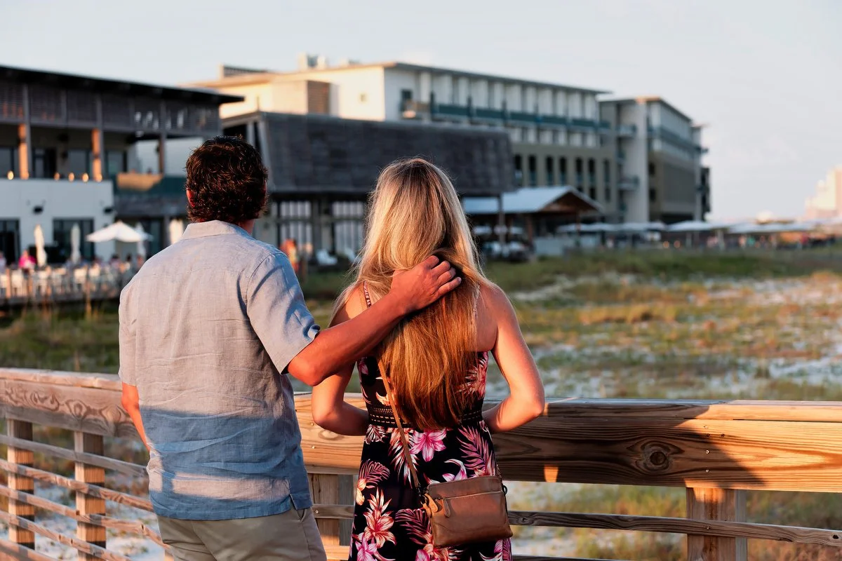  Photography from a surprise proposal at the Gulf State Park in Gulf Shores, Alabama. 