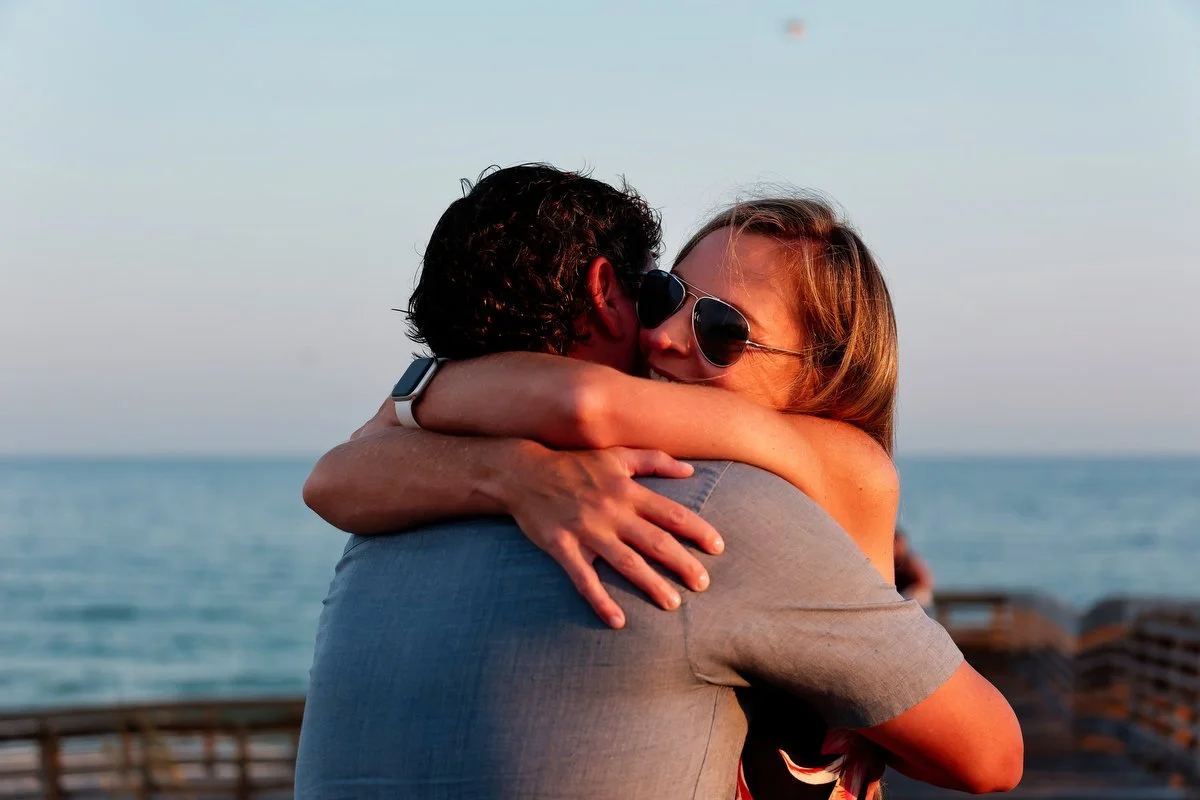  Photography from a surprise proposal at the Gulf State Park in Gulf Shores, Alabama. 