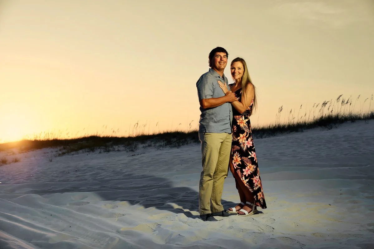  Photography from a surprise proposal at the Gulf State Park in Gulf Shores, Alabama. 