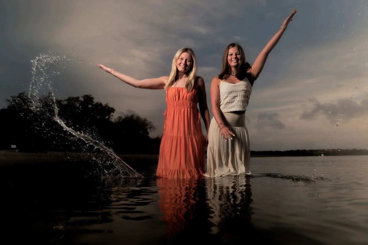 Double the Fun, Half the Cost: A "Bestie" Senior Session at the Grand Hotel