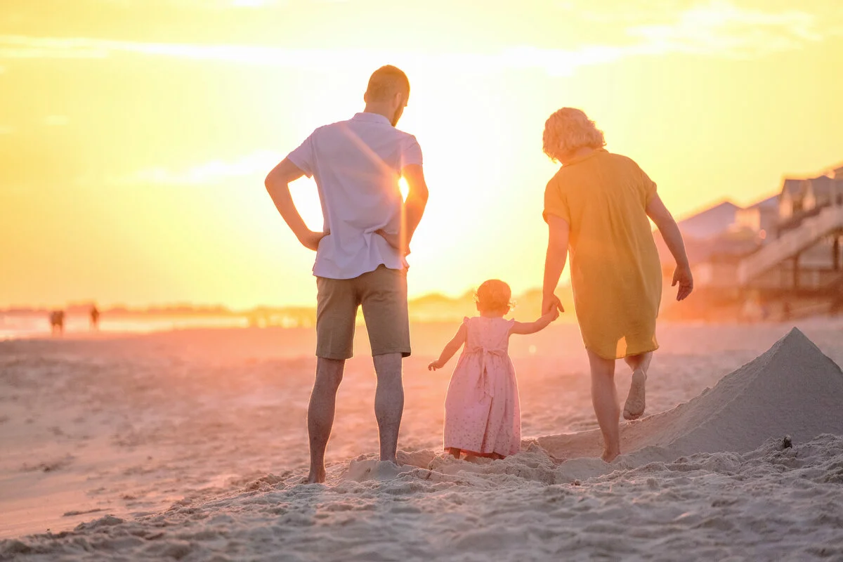 Sunset Family Portrait Fort Morgan