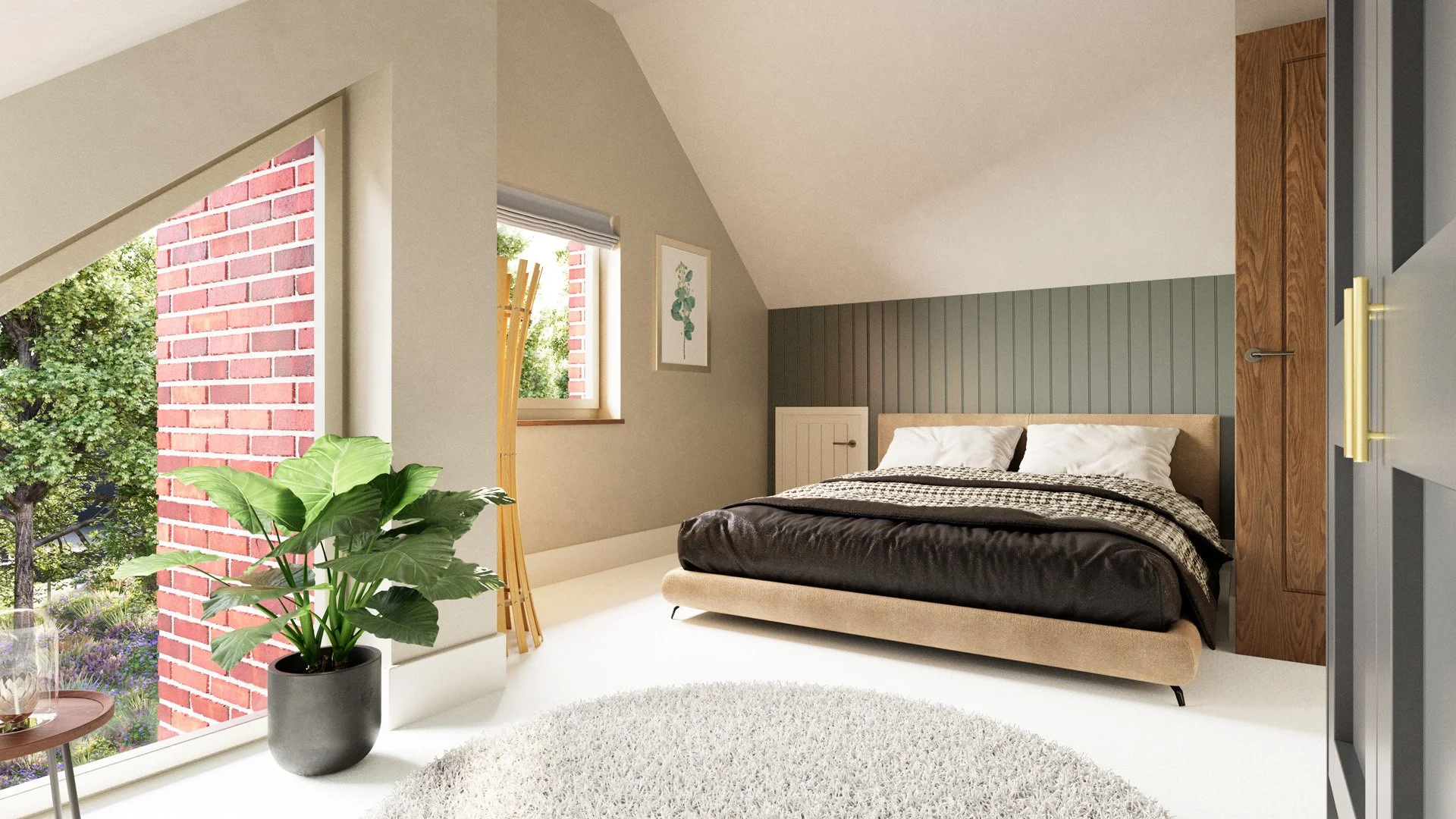 Top floor bedroom