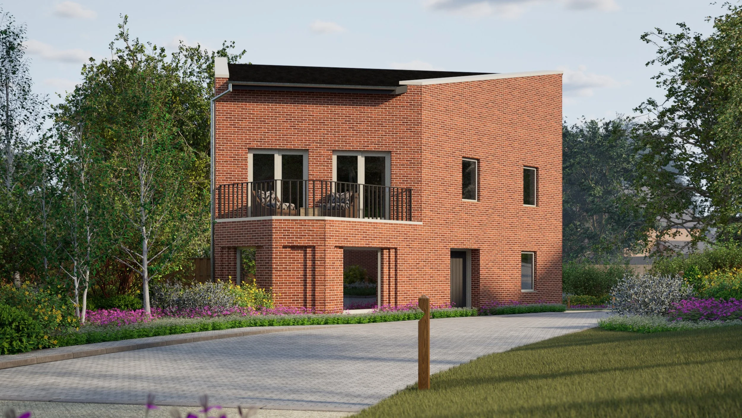 External image of the ground floor apartment.