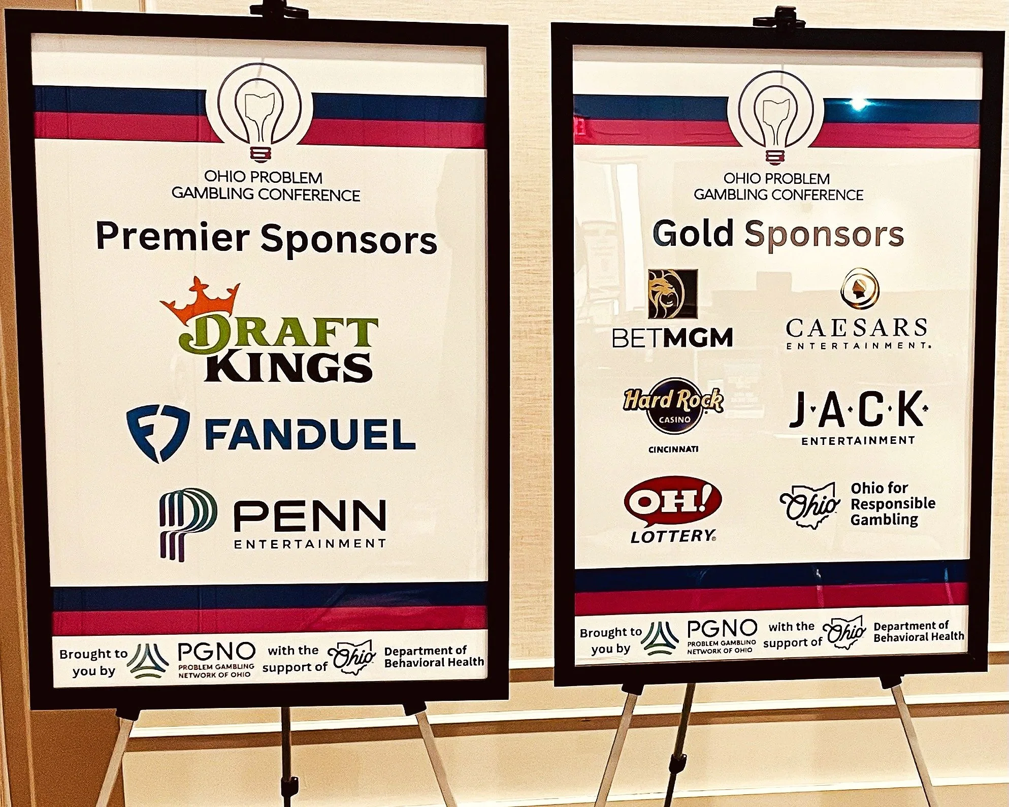 Ohio’s Problem Gambling Conference WAS SPONSORED BY THE PROBLEM
