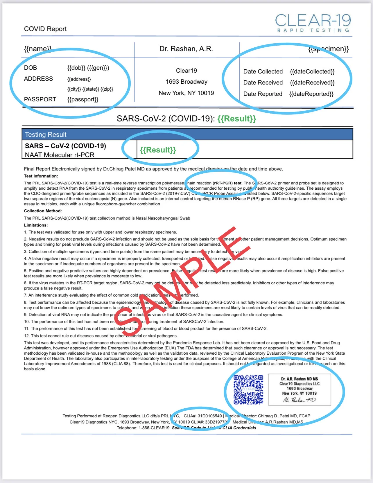Services 1 Clear19 Rapid Testing
