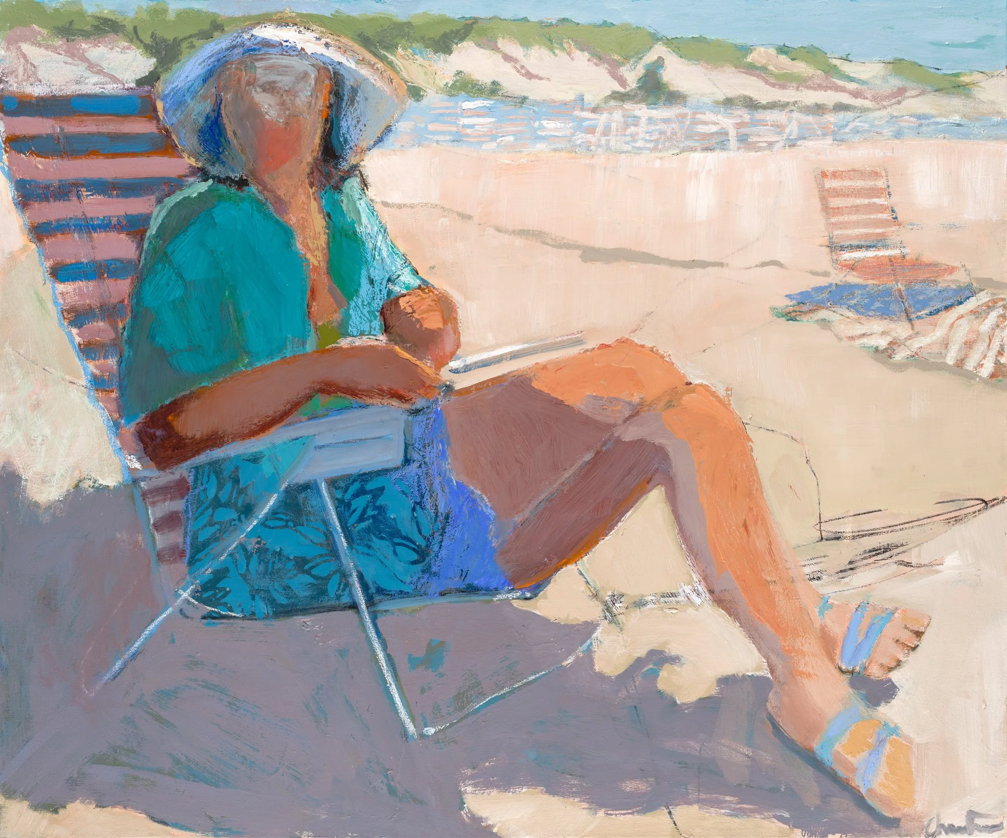 Big Hat, New Day, 30 x 36 in