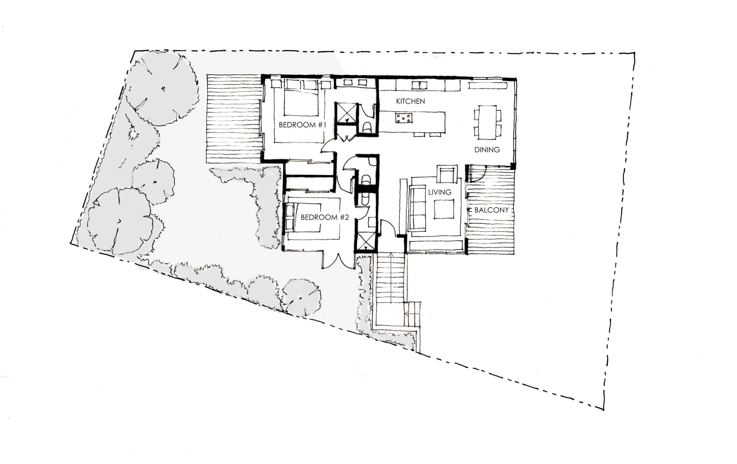 LEVEL ONE FLOOR PLAN