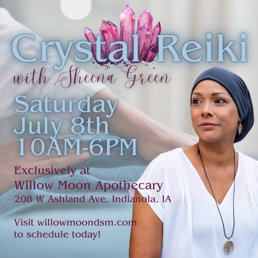 Crystal Reiki at Willow Moon Apothecary