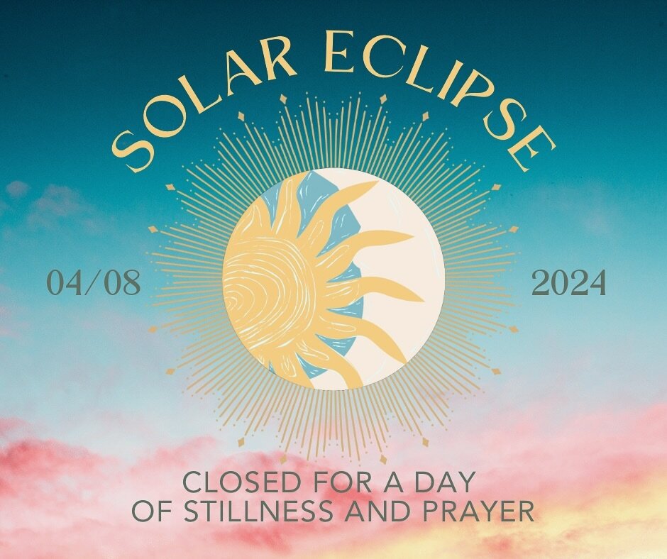 After a lunar eclipse last week and mercury retrograde yesterday, I felt like staying home would be good for me.

Various cultures have their own beliefs about solar eclipses and I encourage you to learn how your own ancestral lineage may have celebr